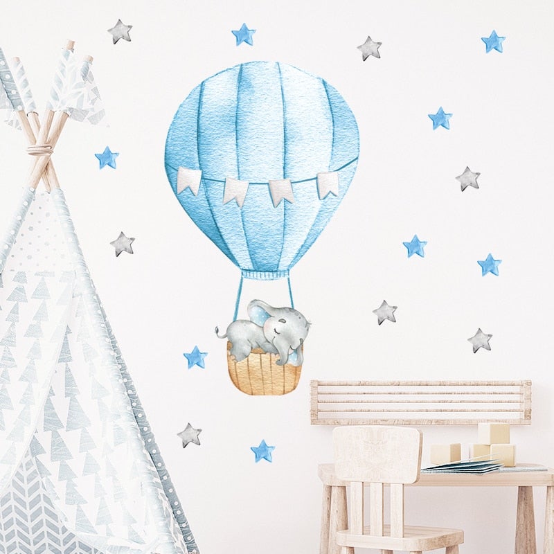 BabyElephant™ - Autocollants muraux pour chambre de bébé | bébé - Bébé Vagabond