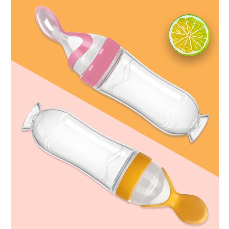 Biberon avec cuillère pour nouveau - né | EasyBottle™ - Bébé Vagabond