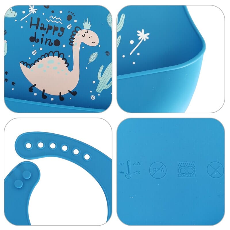 CleverBavoir™ - Wateproof silicone bavoir | Bébé - Bébé Vagabond