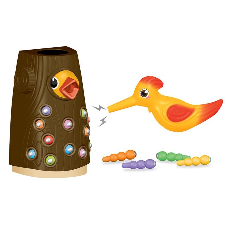 FeedingBird™ - Jouets magnétique attrape - ver | Jeux enfants - Bébé Vagabond