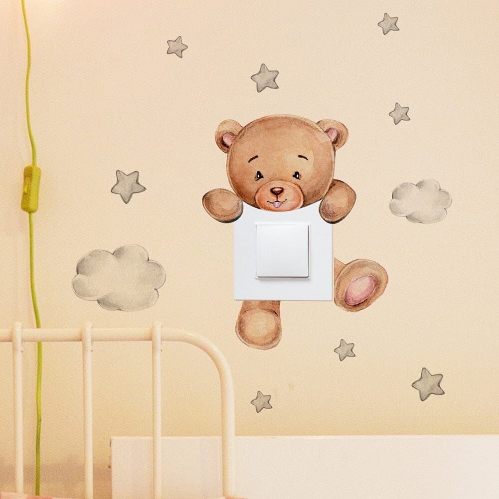 Stickybear™ - Sticker ourson décoratif | Chambre d'enfants - Bébé Vagabond