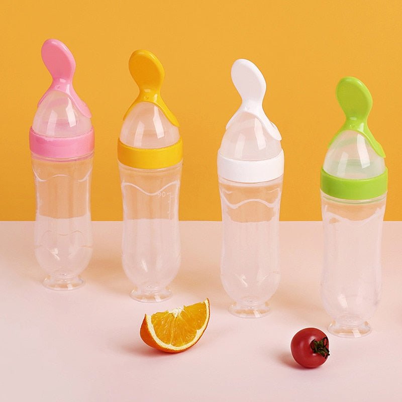 Biberon avec cuillère pour nouveau - né | EasyBottle™ - Bébé Vagabond