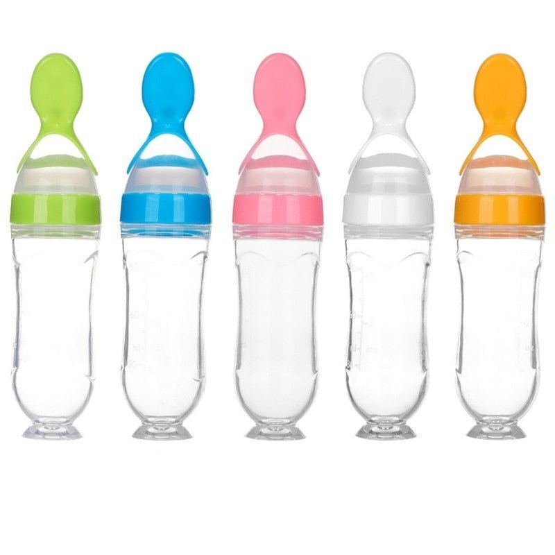 Biberon avec cuillère pour nouveau - né | EasyBottle™ - Bébé Vagabond