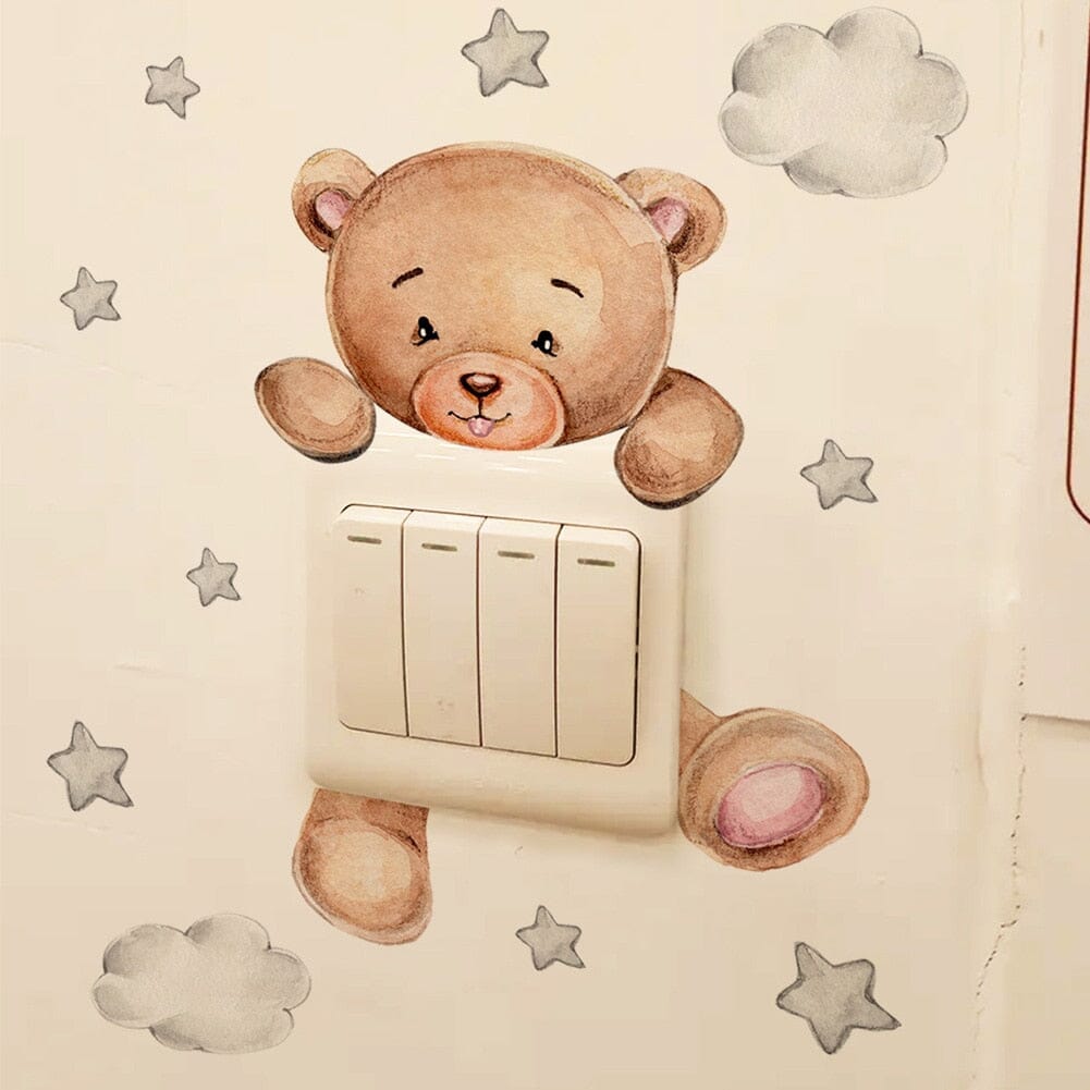 Stickybear™ - Sticker ourson décoratif | Chambre d'enfants - Bébé Vagabond