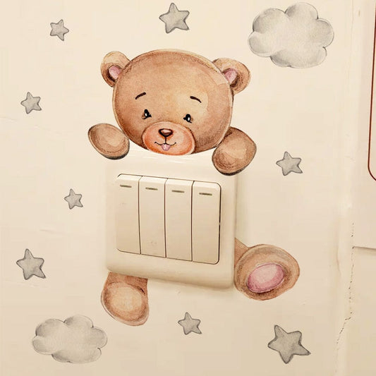 Stickybear™ - Sticker ourson décoratif | Chambre d'enfants - Bébé Vagabond