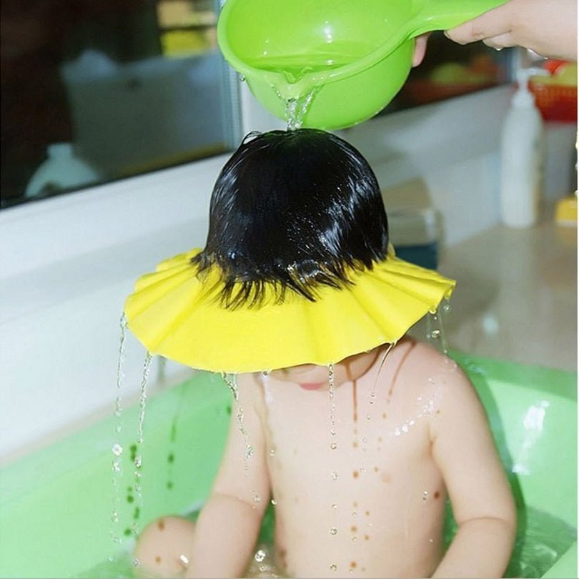 Visière chapeau pour douche bébé I ShampooCap™ - Bébé Vagabond